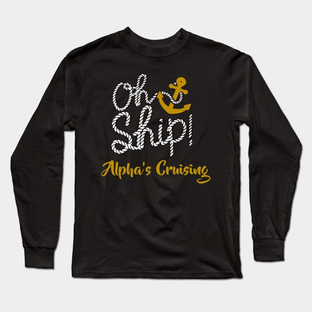 Alpha cruise shirt Long Sleeve T-Shirt by Trending Customz